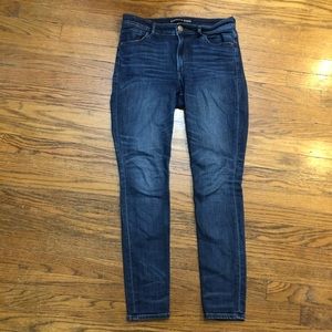 Express leggings high rise jeans 6R